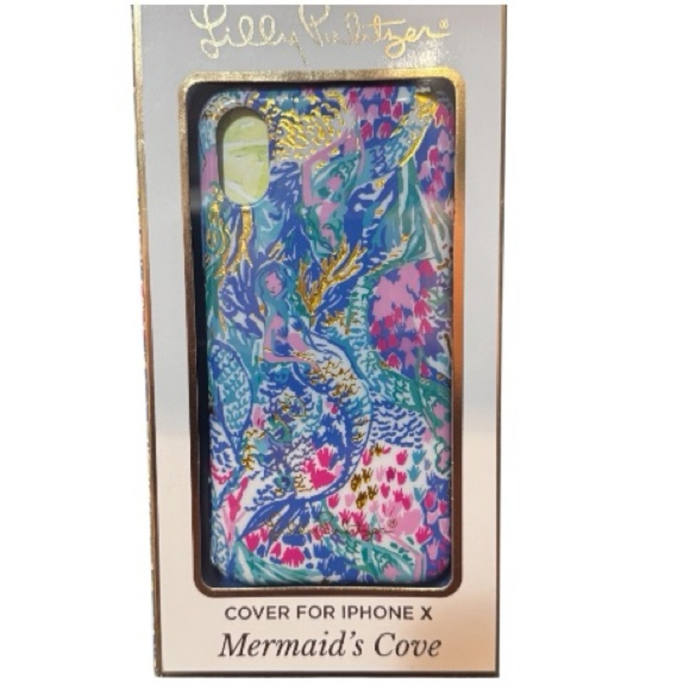 New✨ Lilly Pulitzer iPhone X Phone Case Mermaid’s Cove